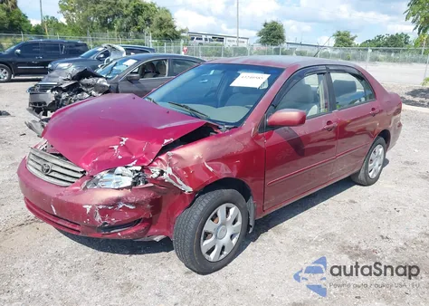 2004 Toyota Corolla Le from USA, damaged, VIN JTDBR32E742032110